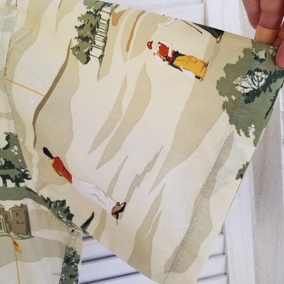 Campia Men’s Golf Print Shirt Short Sleeve Size Lg - Picture 7 of 11